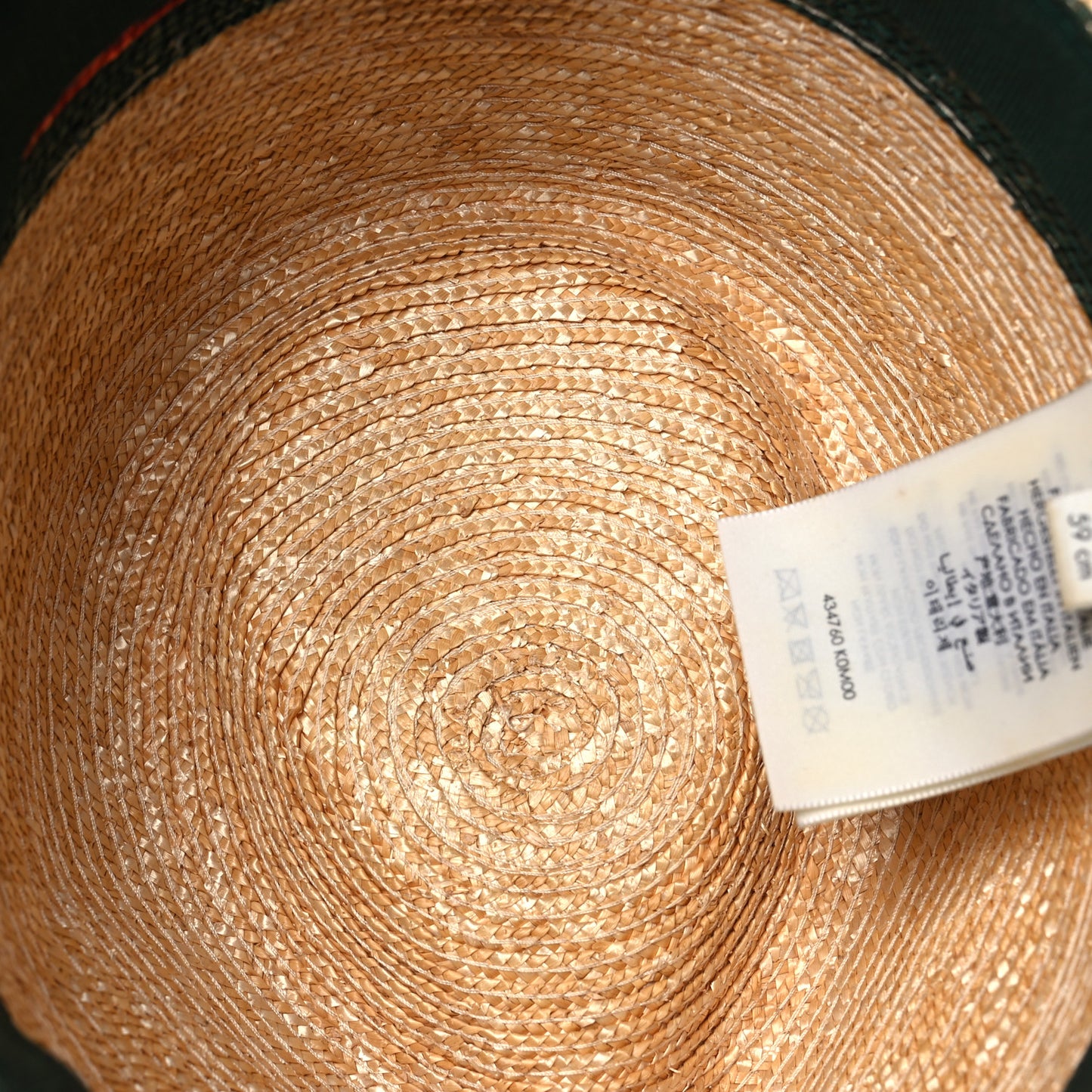 Abaca Straw Web Fedora Hat XL