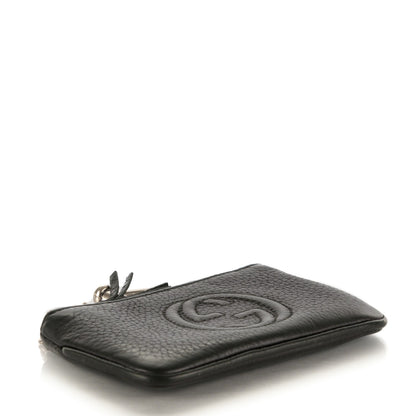 Gucci Pebbled Calfskin Soho Key Case Black 4 of 7