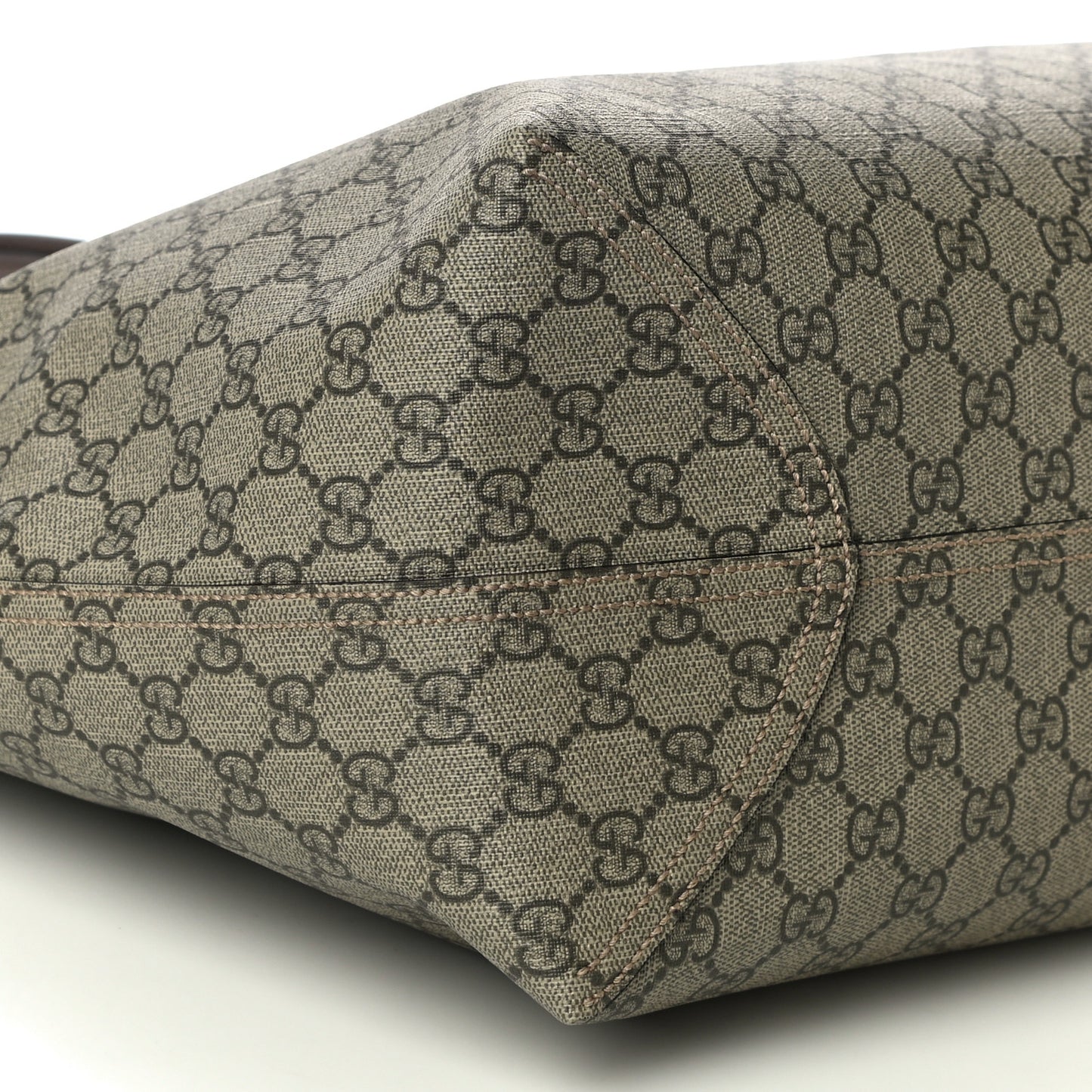 GG Supreme Monogram Medium Ophidia Shopping Tote Ebony