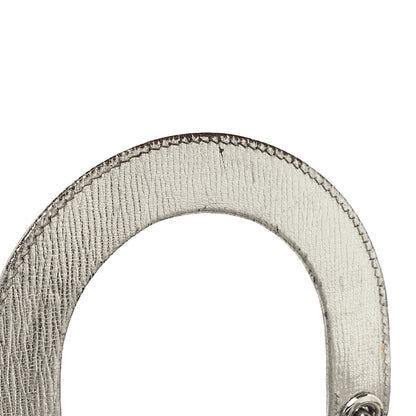Christian Dior Metallic Grained Calfskin Cannage Small Lucky Badges My Lady Dior Silver 14 of 18