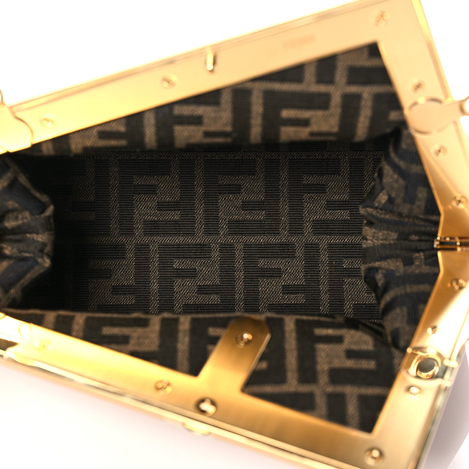 Fendi Shiny Nappa Small Fendi First Caramello 5 of 15