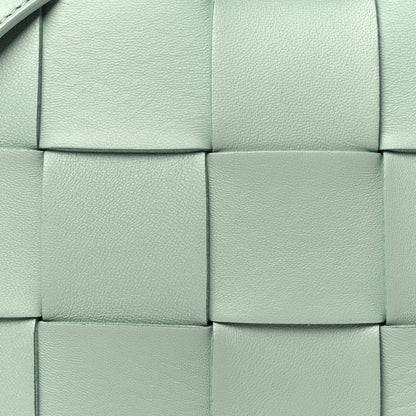 Bottega Veneta Lambskin Maxi Intrecciato Cassette Crossbody Bag New Sauge 8 of 10