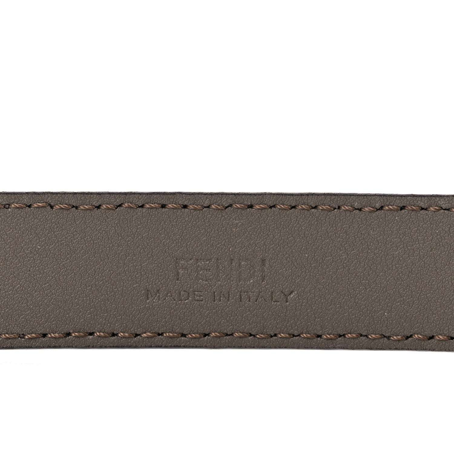 Fendi Vitello King FF 2CM Belt 85 34 Grey 3 of 8