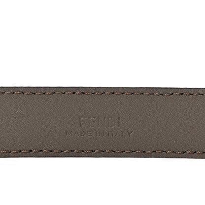 Fendi Vitello King FF 2CM Belt 85 34 Grey 3 of 8
