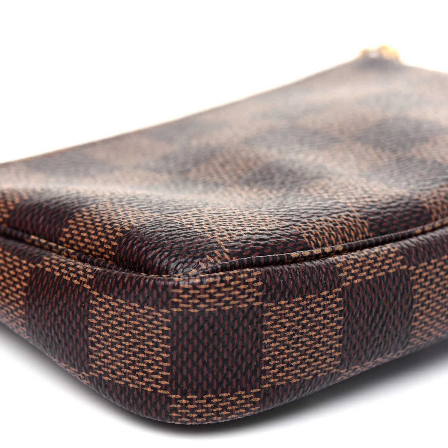 Louis Vuitton Damier Ebene 2020 Christmas Animation Big Wheel Mini Pochette Accessories Rose Ballerine 10 of 11