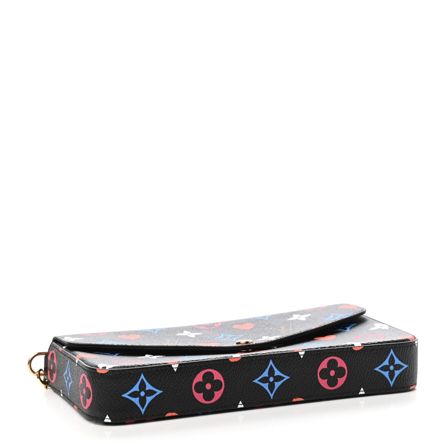 Louis Vuitton Game On Felicie Chain Wallet Black 5 of 11