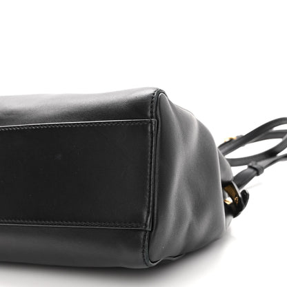 Fendi Nappa Mini Peekaboo Iconic Satchel Black 9 of 9