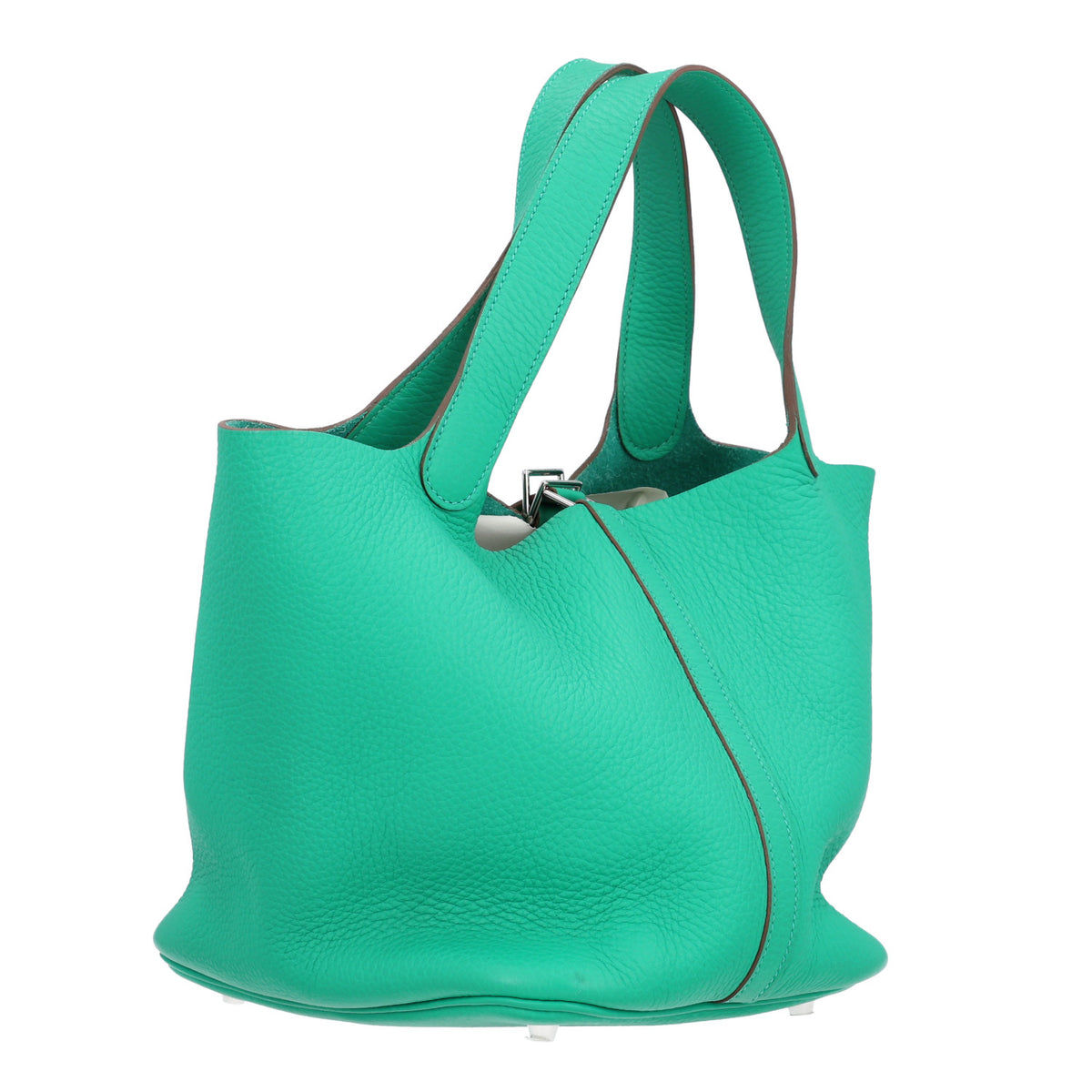 Hermes Taurillon Clemence Picotin Lock 22 MM Menthe 3 of 10