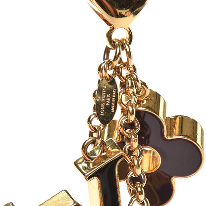 Louis Vuitton Fleur De Monogram Bag Charm Dore 3 of 3