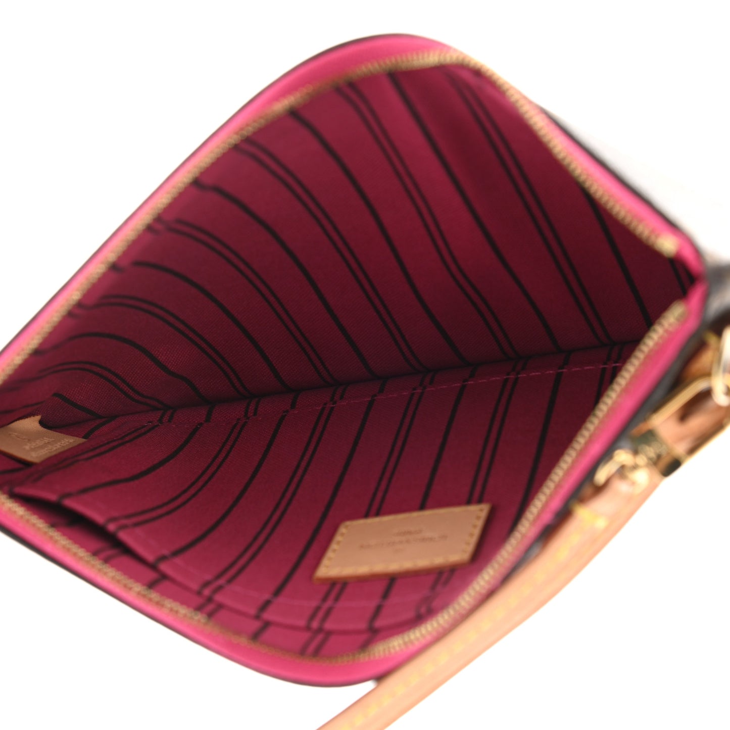 Monogram Neverfull MM GM Pochette Fuchsia