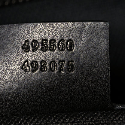 Gucci GG Supreme Monogram Web Tote Black Grey 7 of 11
