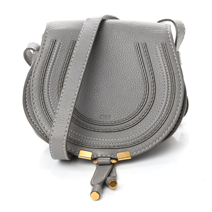 Chloe Calfskin Mini Marcie Round Crossbody Bag Cashmere Grey 1 of 4