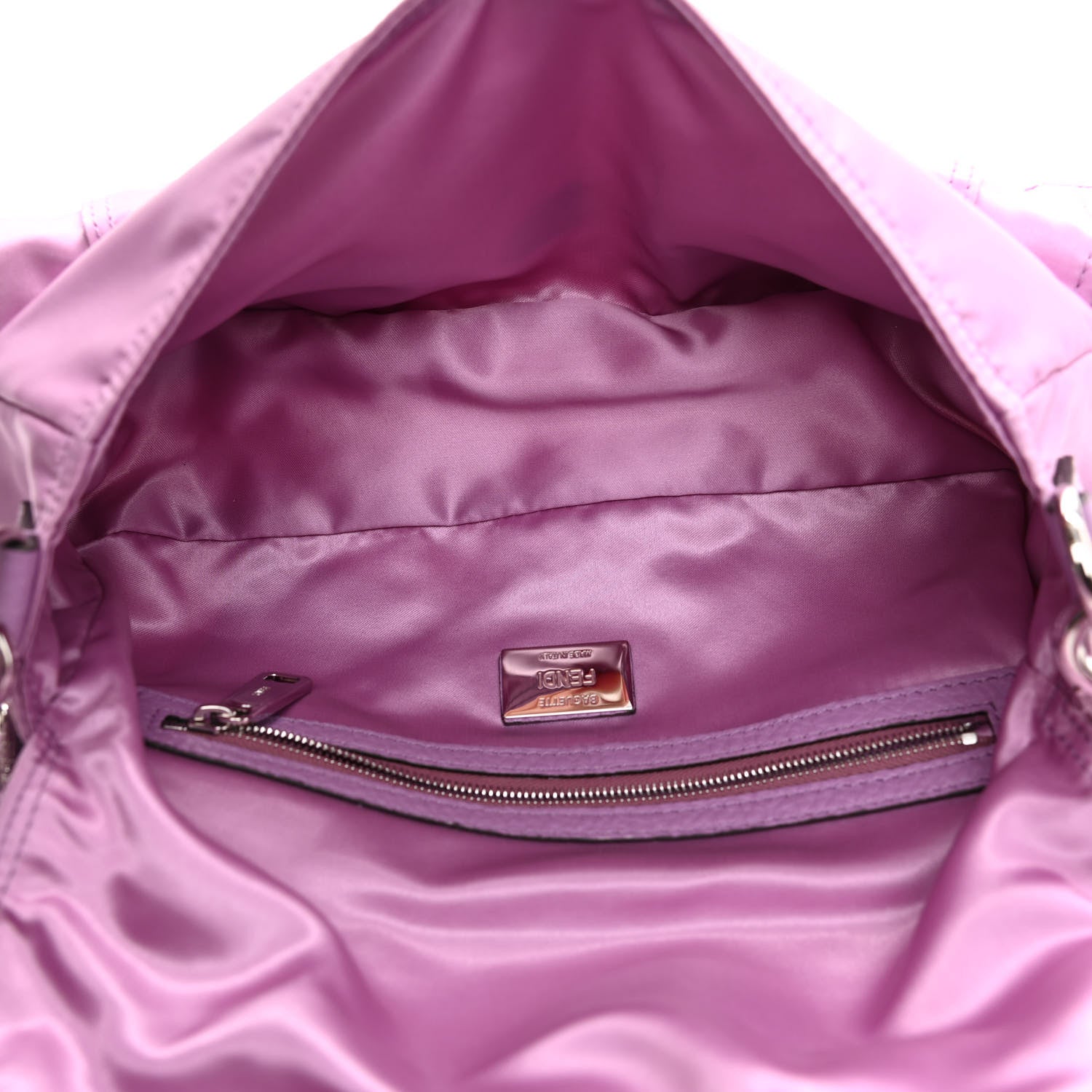 Fendi Econyl Cuoio Romano Multipocket Baguette Agapanto 5 of 10