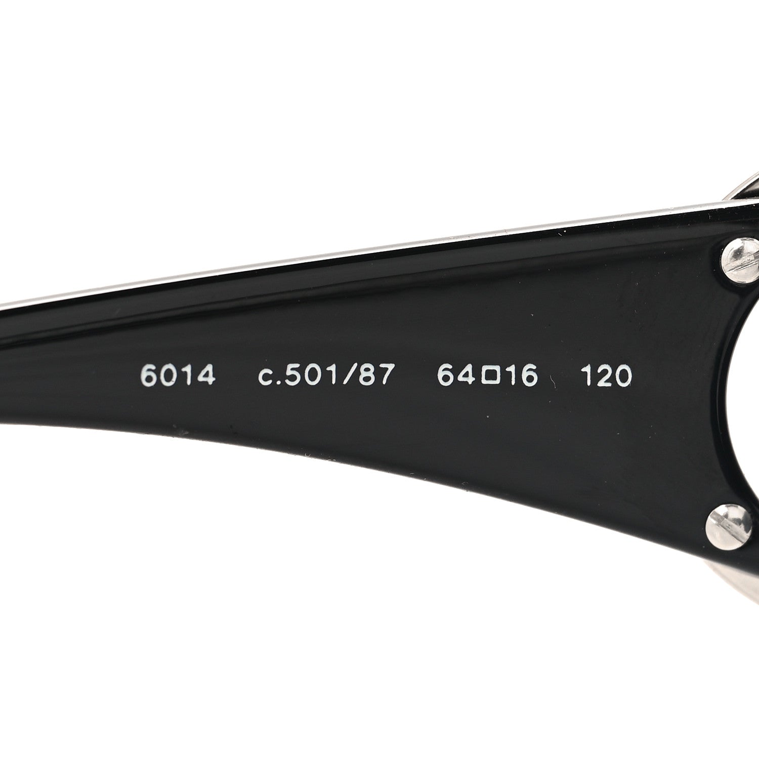 Chanel Acetate CC Sunglasses 6014 Black 6 of 7