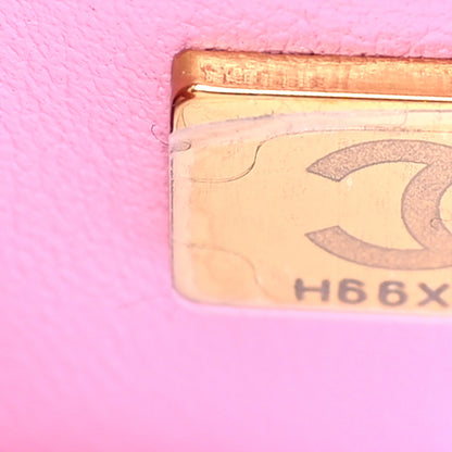 Chanel Caviar Quilted Mini Sweetheart Flap Lilac 7 of 11