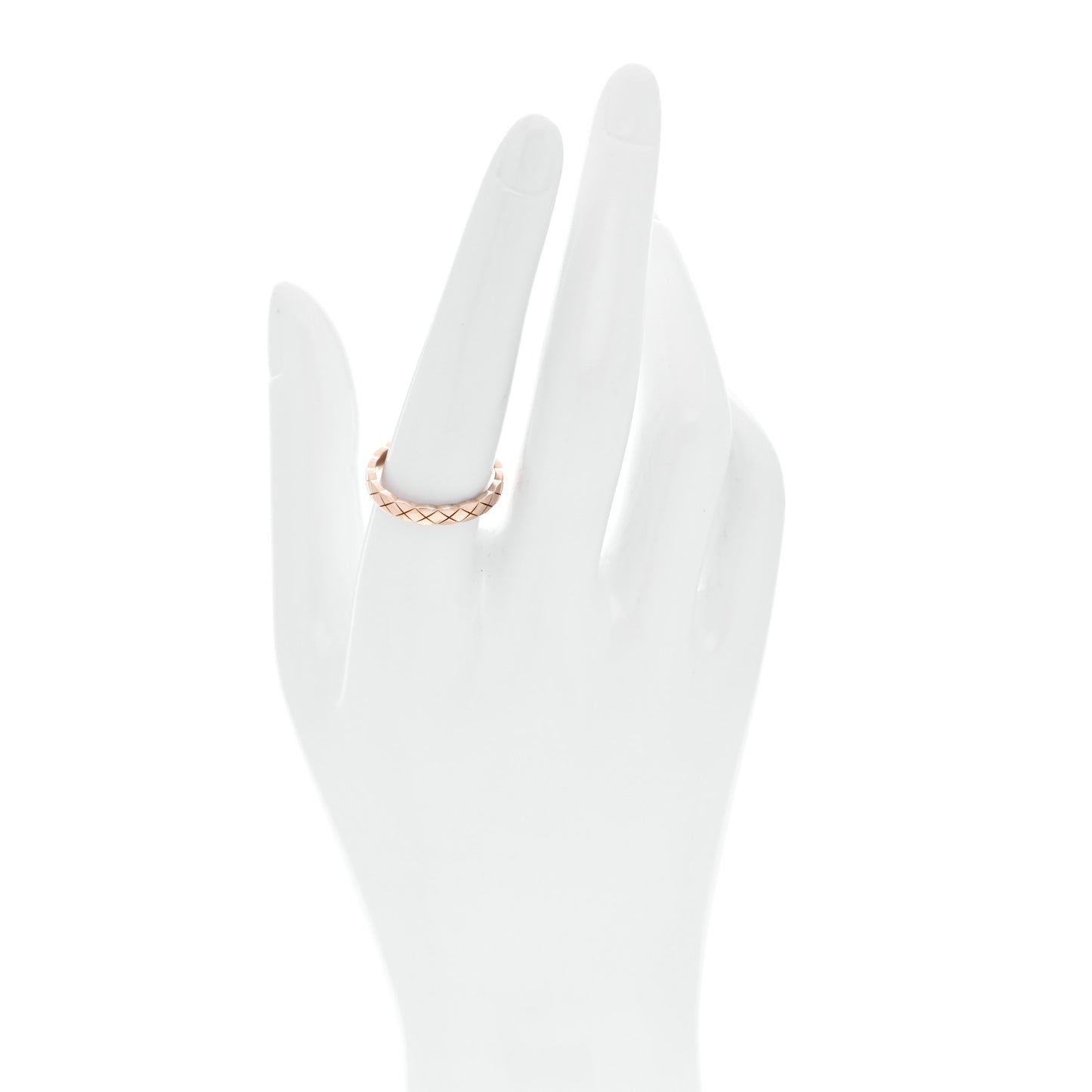 18K Beige Gold Mini Coco Crush Ring 57 8