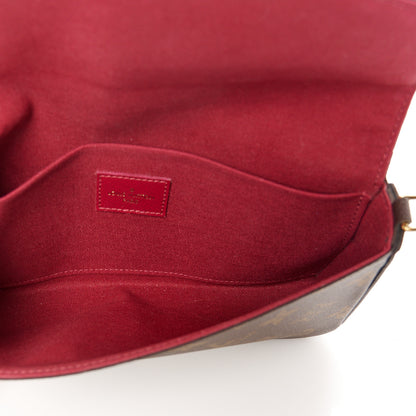 Louis Vuitton Monogram Pochette Felicie Chain Wallet Fuchsia 5 of 9