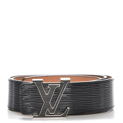 Louis Vuitton Epi Electric 40mm LV Initiales Belt 80 32 Black 1 of 8