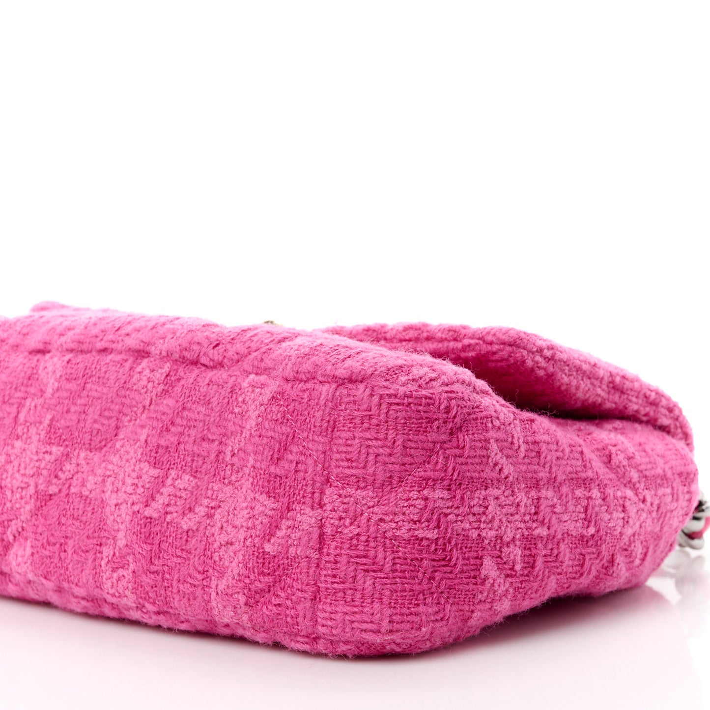 Tweed Quilted Medium Chanel 19 Flap Pink
