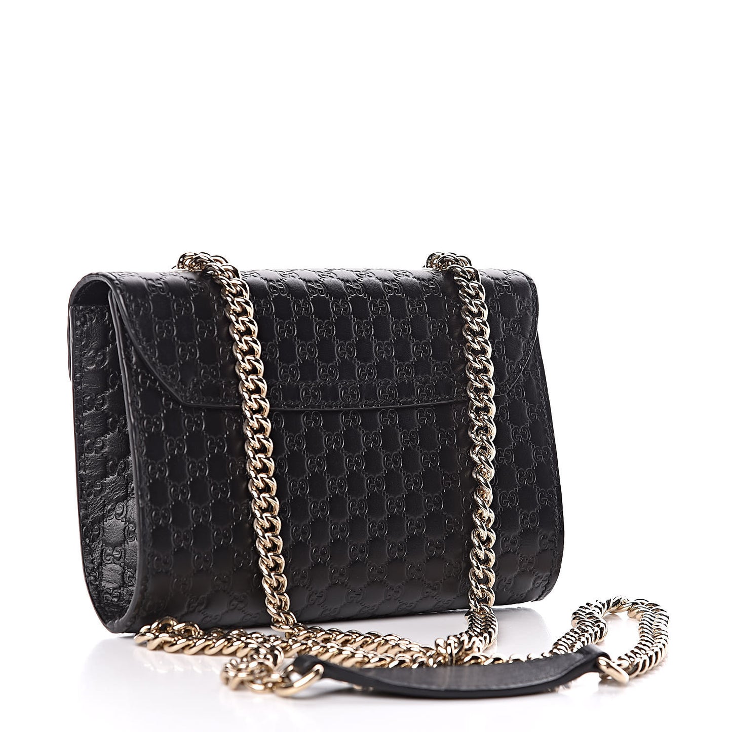 Microguccissima Mini Emily Shoulder Bag Black