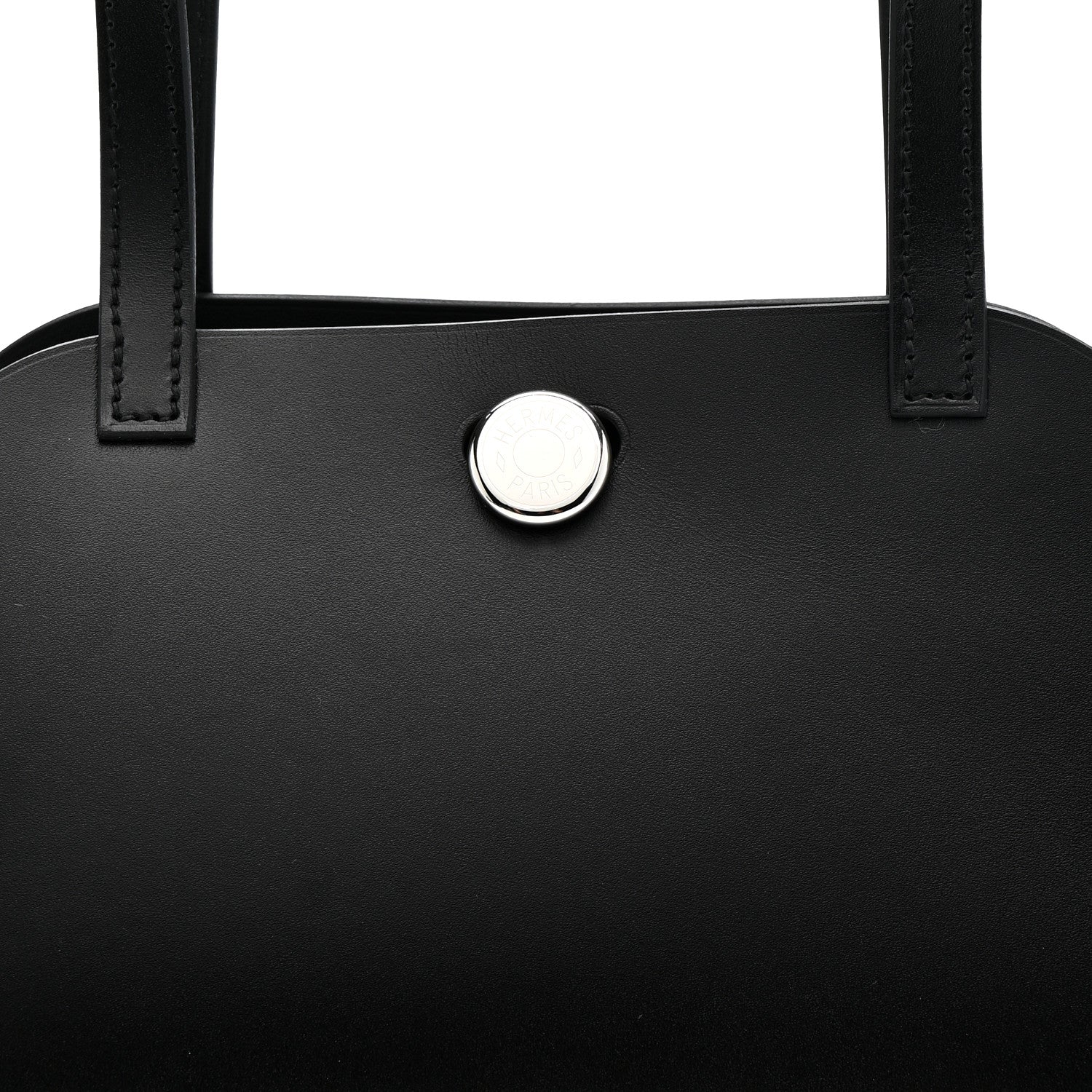 Hermes Vache Hunter Swift Toile Militaire Tablier Sellier Black 8 of 12
