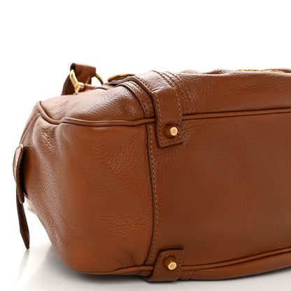 Burberry Pebbled Calfskin Small Ashbury Satchel Tan 8 of 10