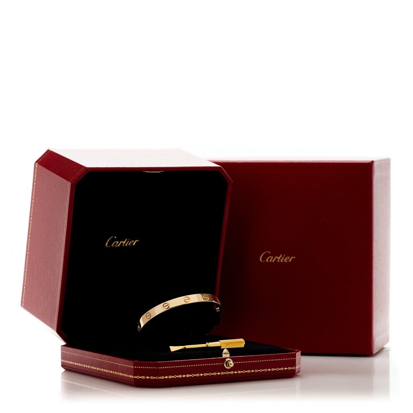 18K Yellow Gold LOVE Bracelet 16