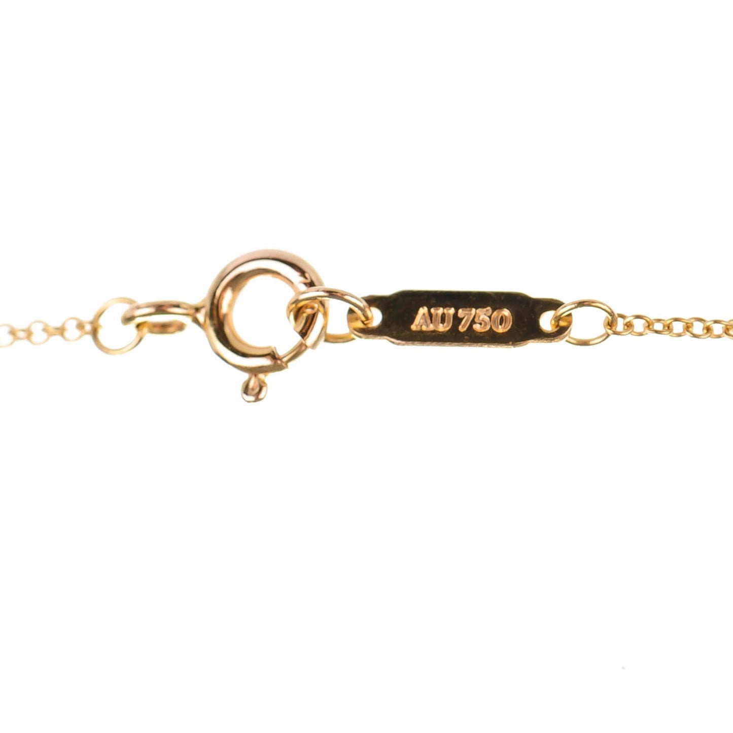 18K Rose Gold Diamond Crown Key Pendant Necklace