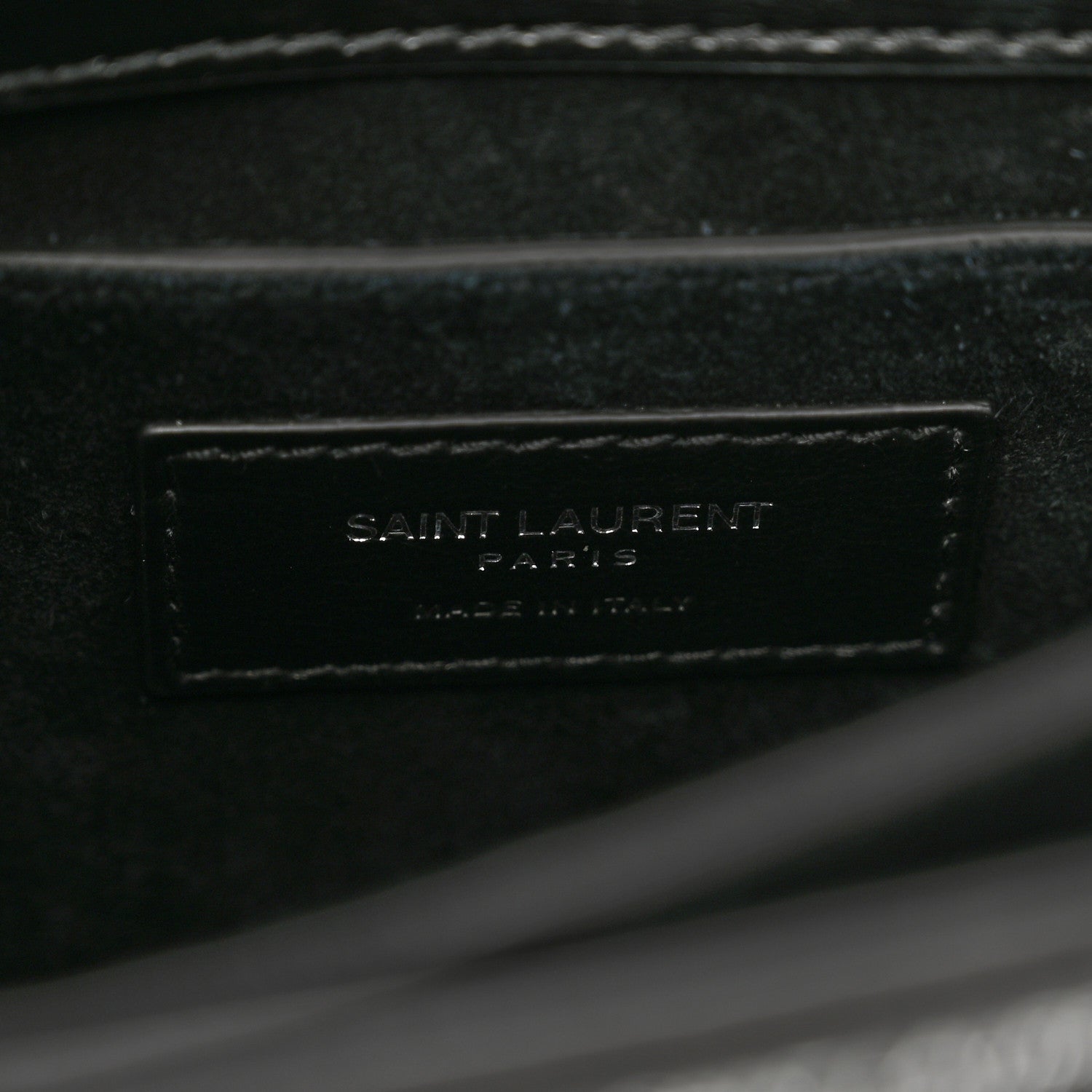 Saint Laurent Calfskin Medium Monogram Sunset Black 7 of 12