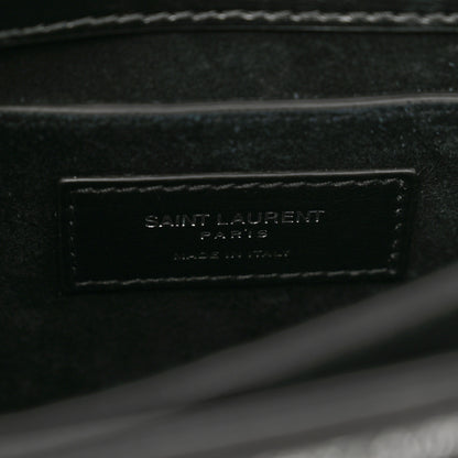 Saint Laurent Calfskin Medium Monogram Sunset Black 7 of 12
