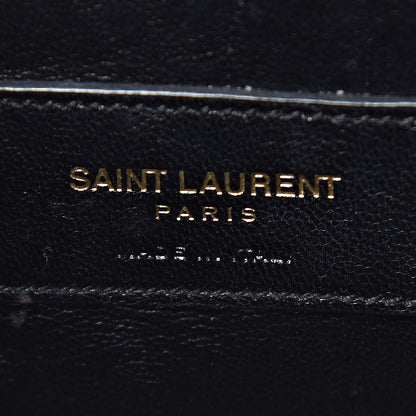 Saint Laurent Grain De Poudre Small Monogram Kate Satchel Pale Blush 9 of 14