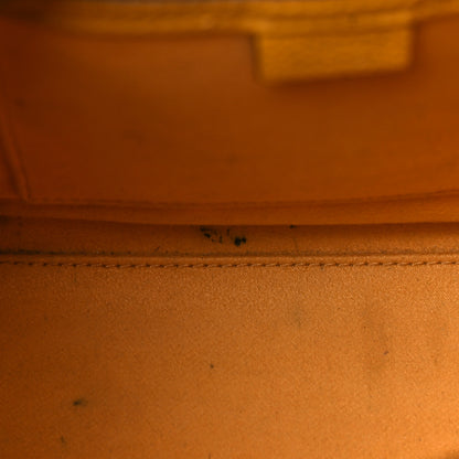 Celine Drummed Calfskin Nano Luggage Ocre 16 of 17