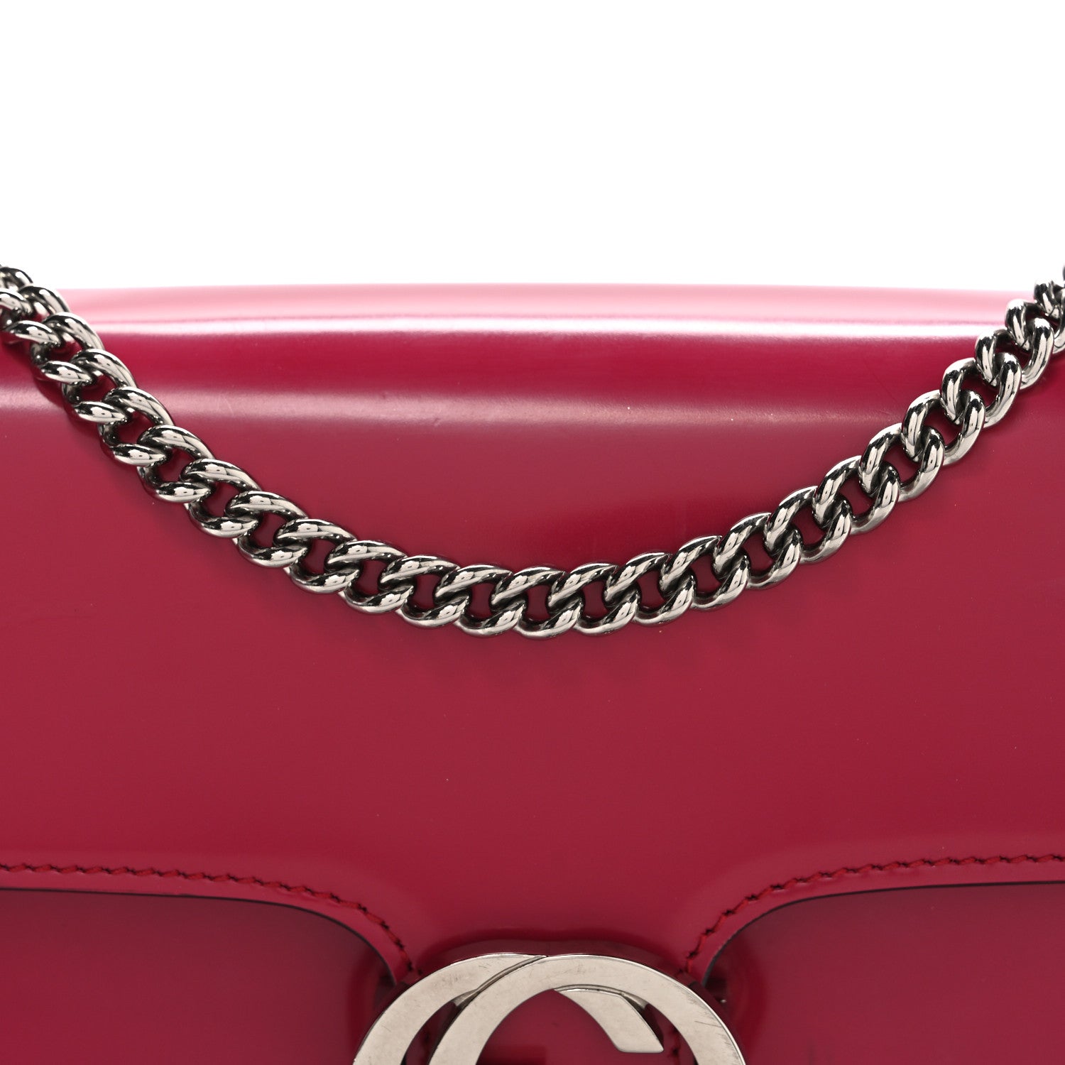 Gucci Shade Lux Calfskin Small Interlocking G Shoulder Bag Petunia 7 of 11