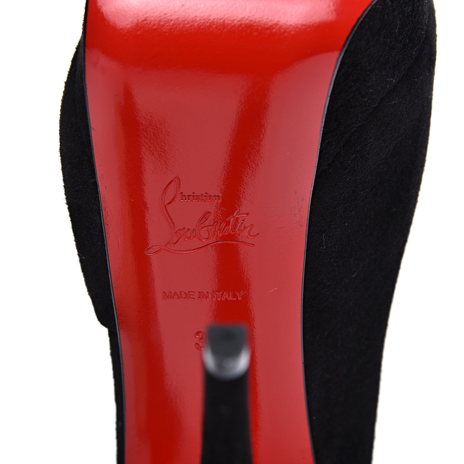 Christian Louboutin Veau Velours Verita 150 Booties 39 Black 9 of 9