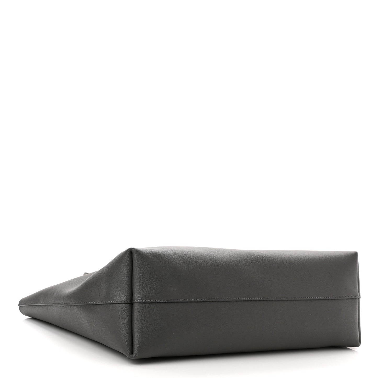 Calfskin Large Shopping Tote Pebble
