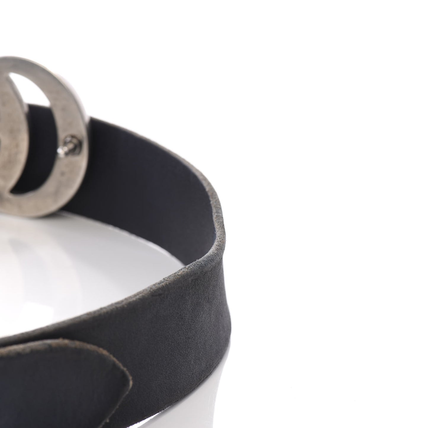 Cuoio Toscano Nickel Double Double G 40mm Belt Blue