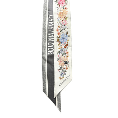 Christian Dior Silk Floral Mitzah Scarf Multicolor 2 of 4