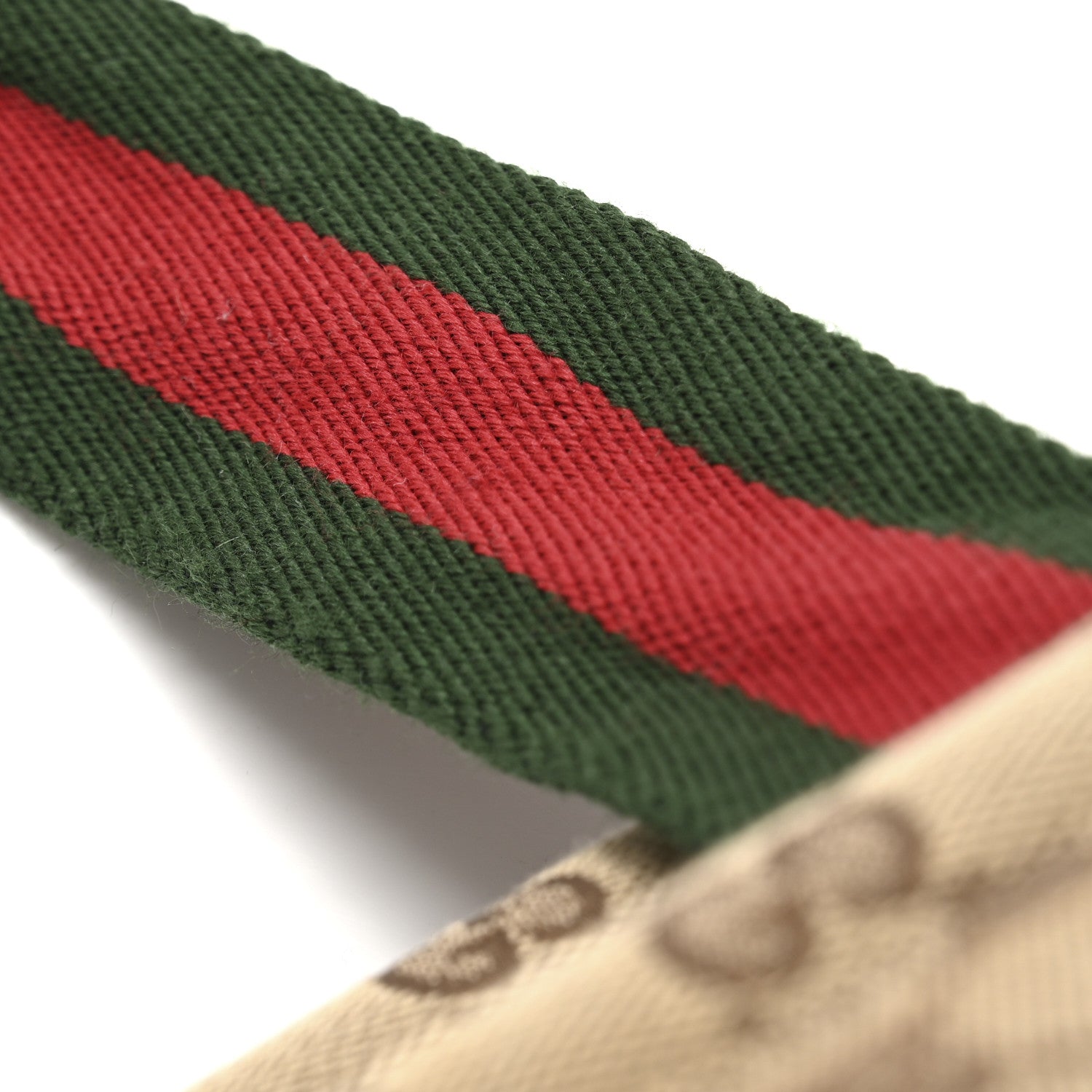 Gucci GG Monogram Web Large Collapsible Carry On Duffle Beige Brown 11 of 13