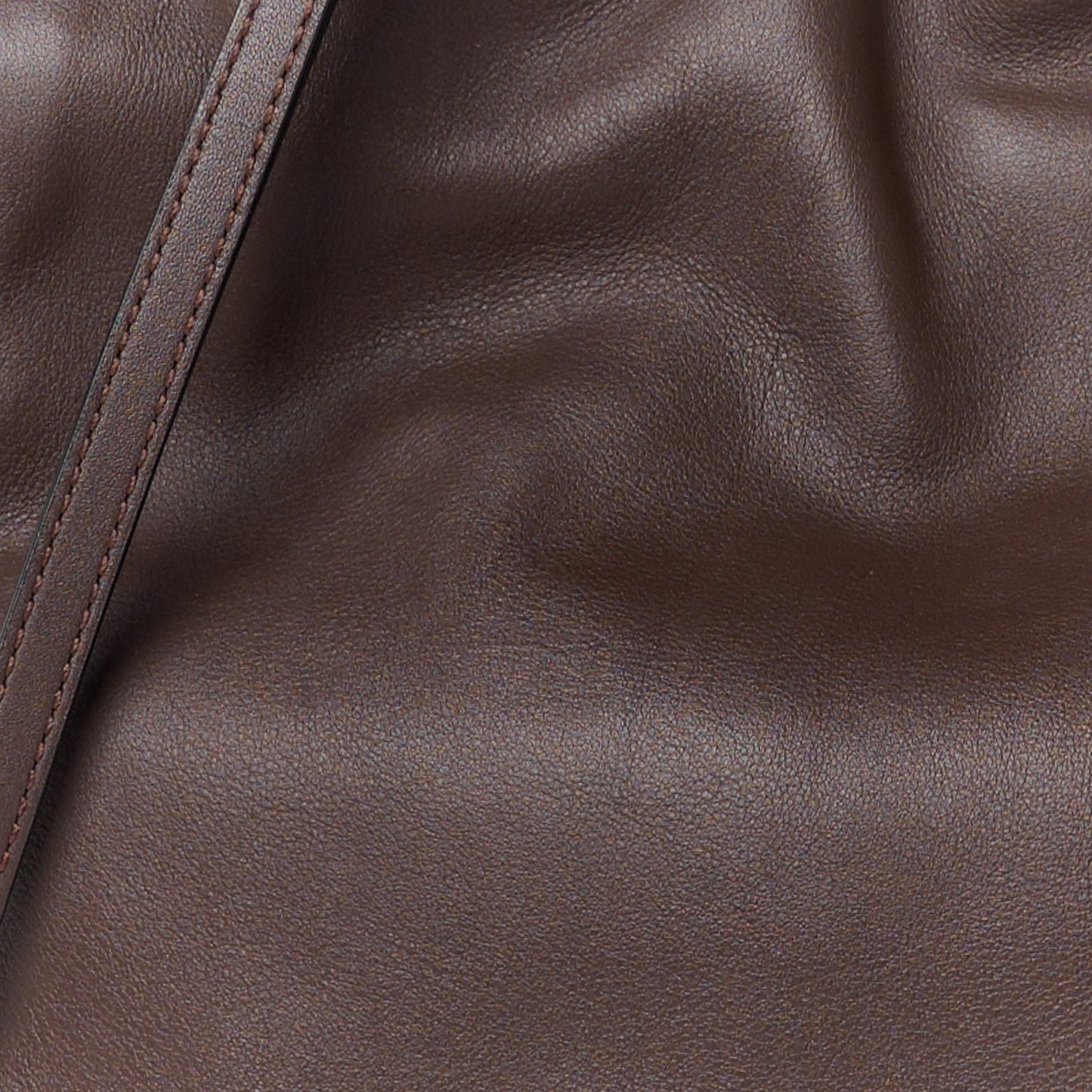 Nappa Medium Flamenco Knot Bag Chocolate