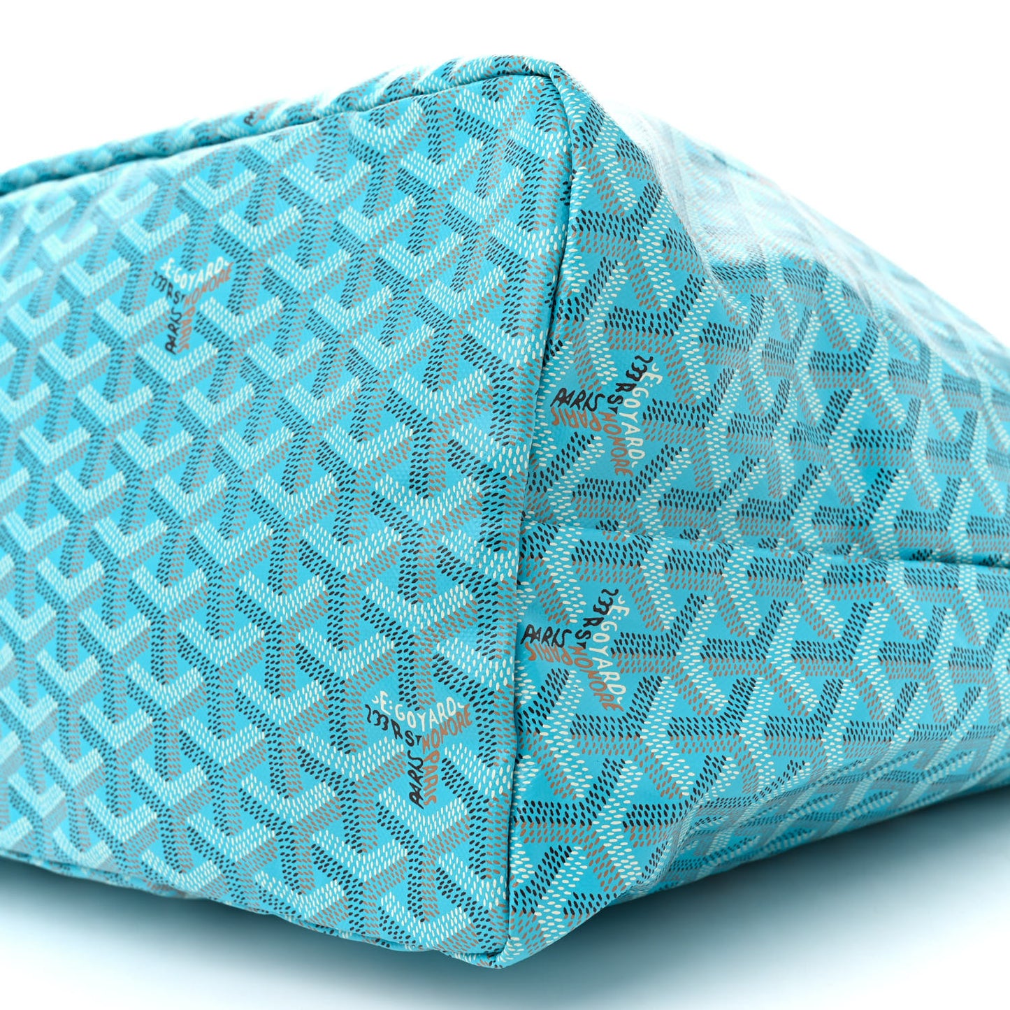 Goyardine Saint Louis GM Balise Beach Towel Set Turquoise