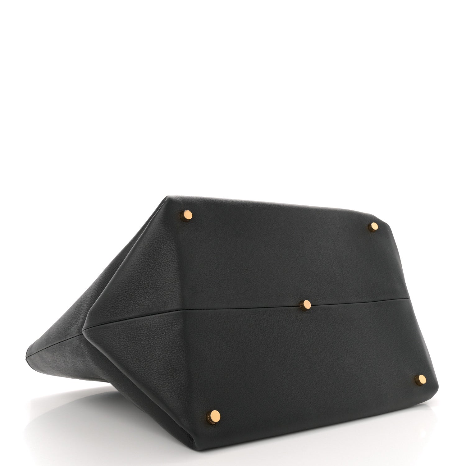 Khaite Smooth Calfskin Medium Amelia East West Tote Black 4 of 9