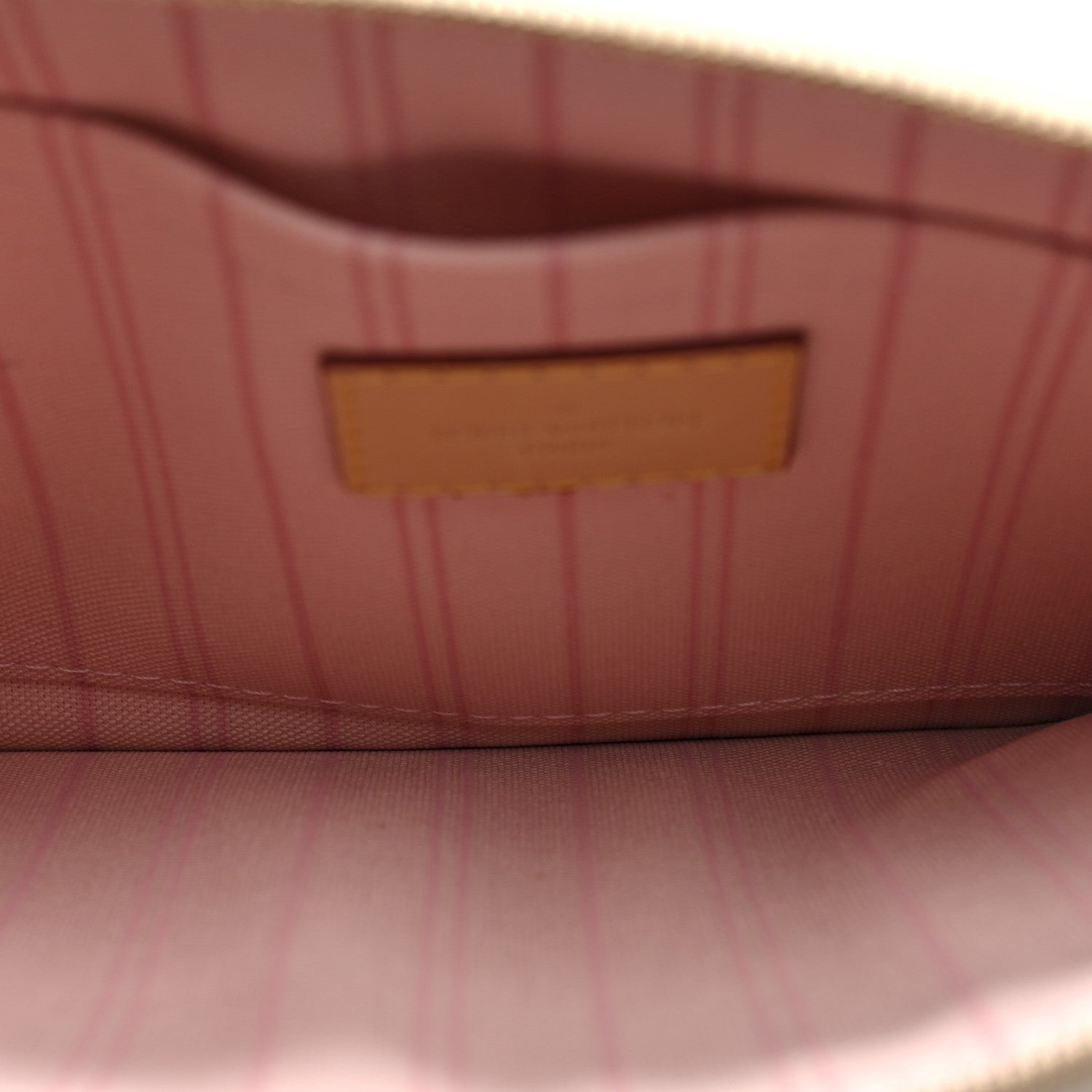 Louis Vuitton Damier Azur Neverfull MM GM Pochette Rose Ballerine 5 of 6
