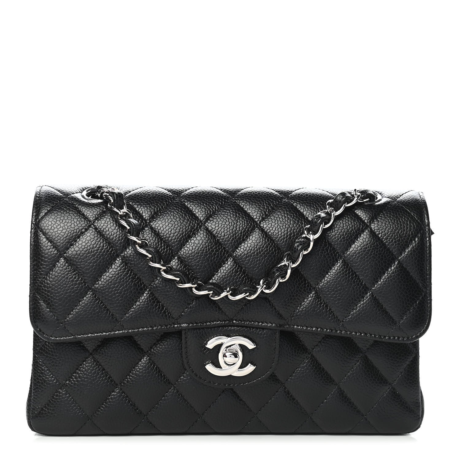 Chanel Caviar Quilted Small Double Flap Black 1 of 8