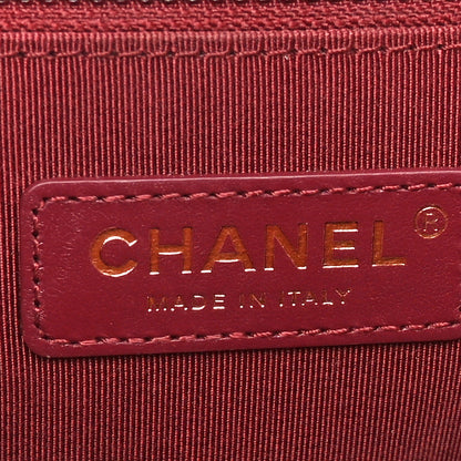 Chanel Caviar Quilted New Medium Boy Flap Burgundy 6 of 10
