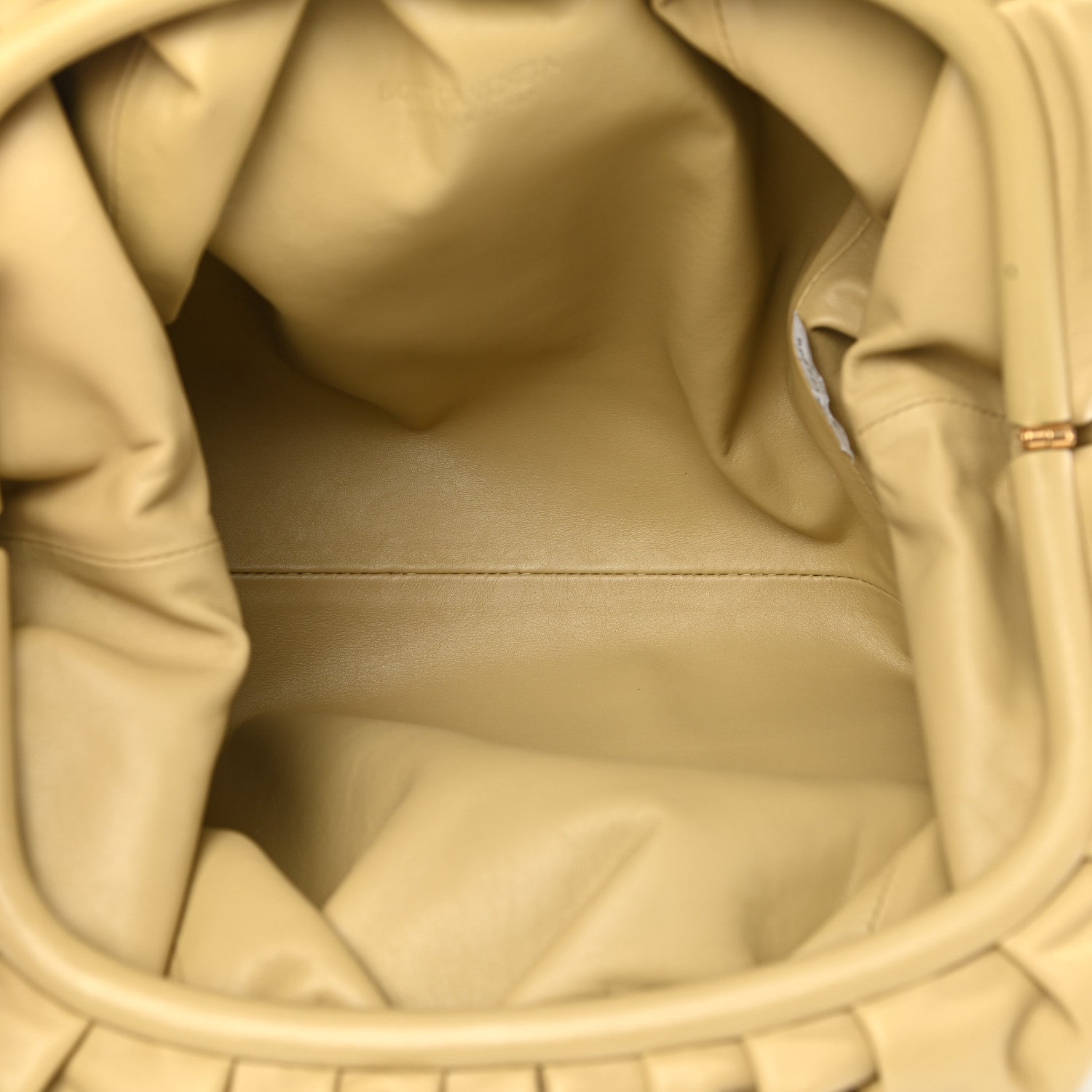 Bottega Veneta Smooth Butter Calf The Pouch Oversized Clutch Tapioca 5 of 10