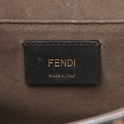 Fendi Vitello Century F is Fendi Bi-Color FF 1974 Embossed Kan I Shoulder Bag Maya Black 6 of 20