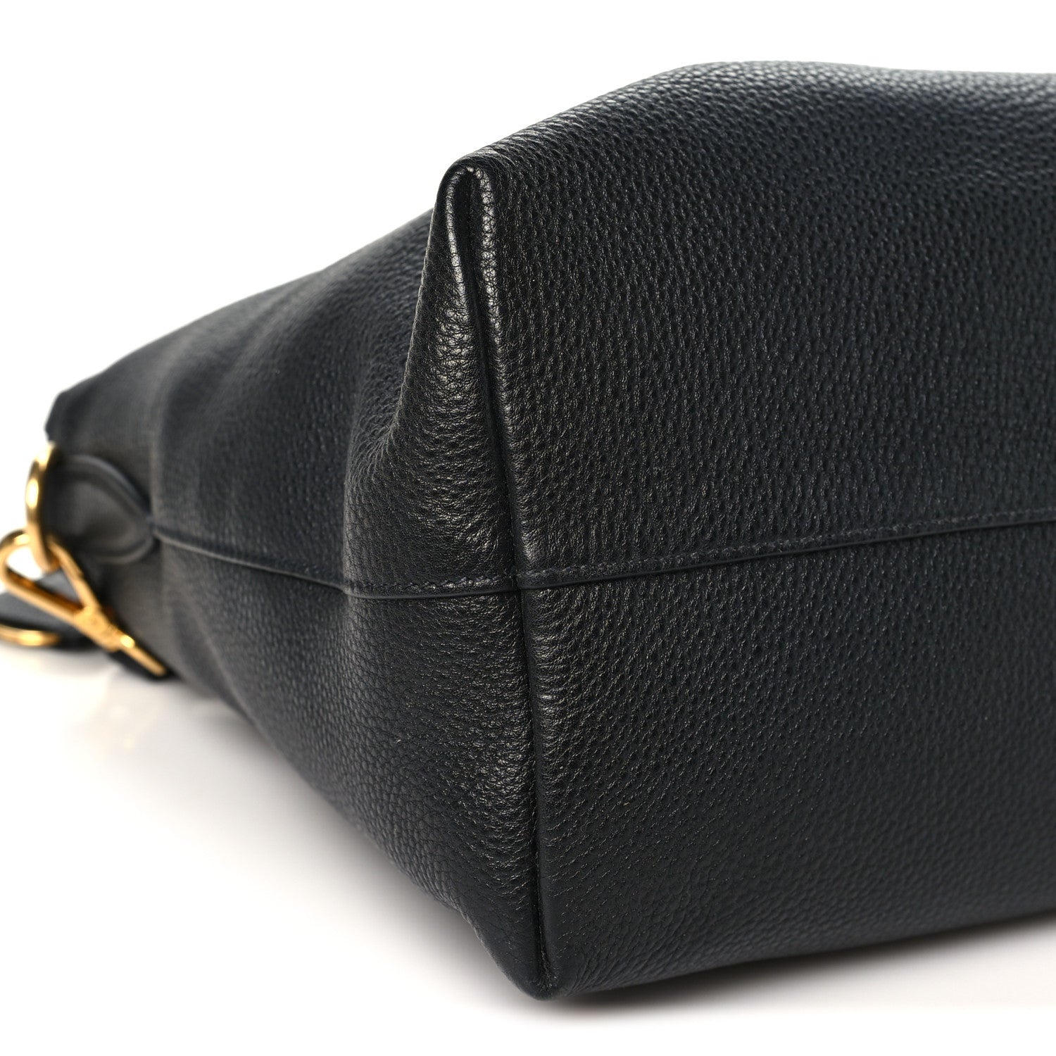 Prada Vitello Daino Tote Black 8 of 9