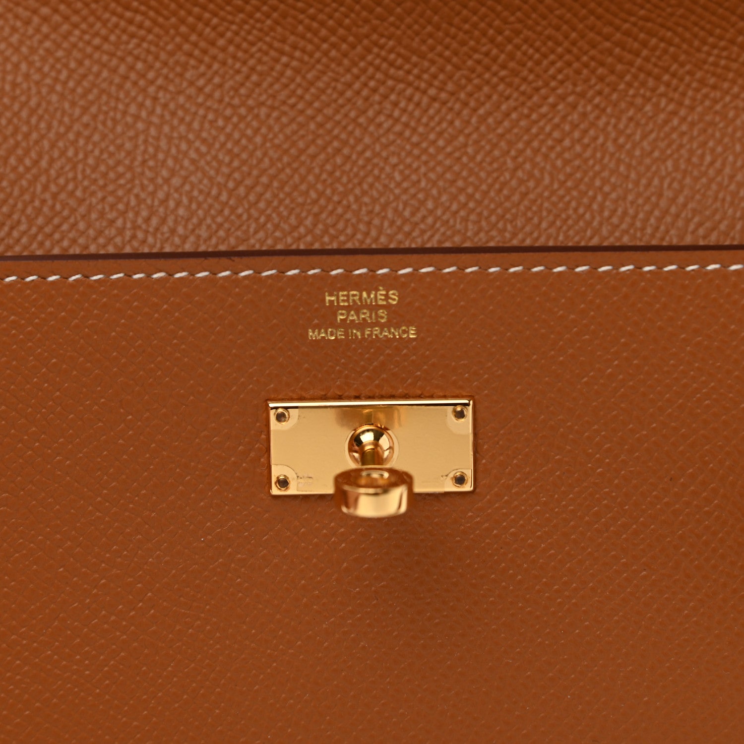 Hermes Epsom Kelly Longue Wallet Gold 6 of 7