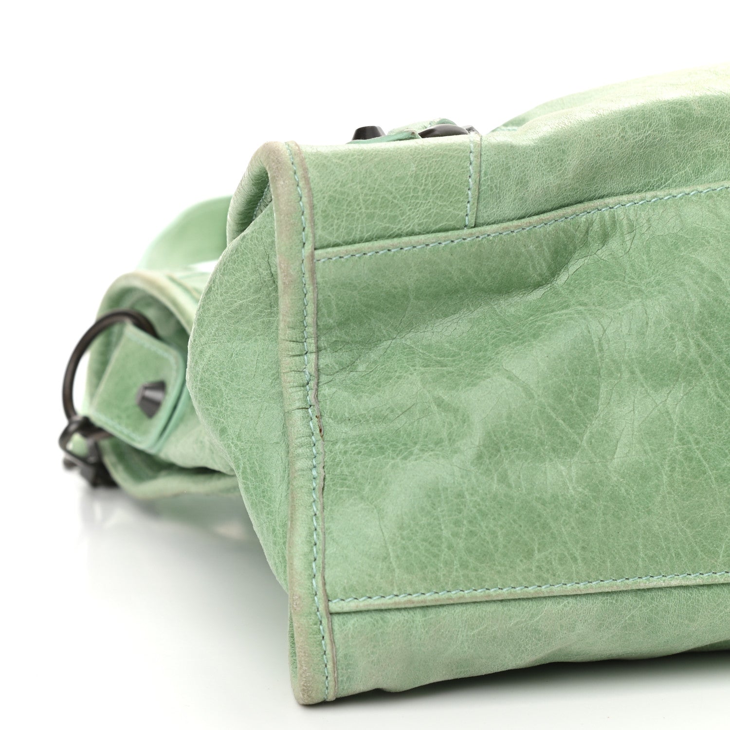 Balenciaga Agneau Classic Hardware City Vert D'eau 8 of 9