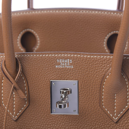 Hermes Togo Birkin 30 Gold 6 of 10